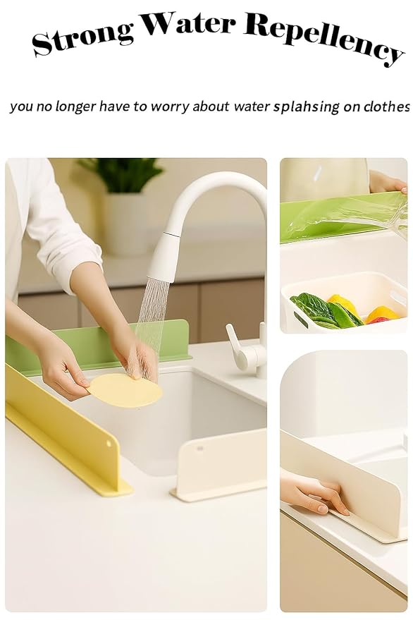 New Kitchen Silicone Sink Splash Guard Mat pack 2