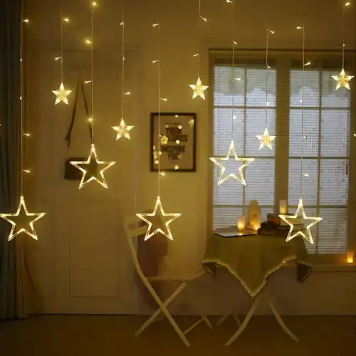 Decorative Star Curtain Lights
