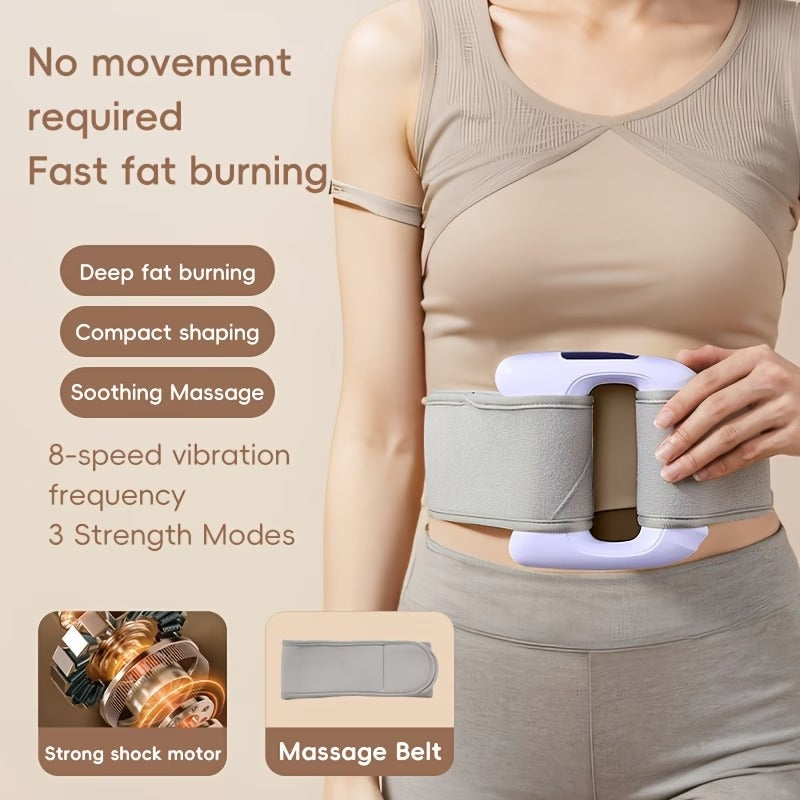 Handheld Wearable Vibration Massage Ring with Adjustable Belt