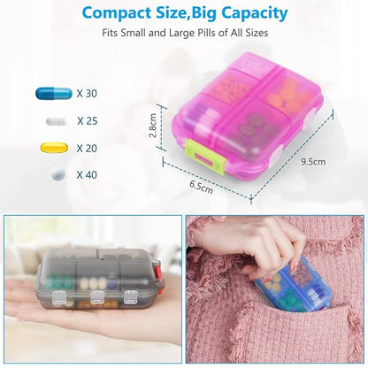 Pill Organizer with 10 Compartments pack of 1