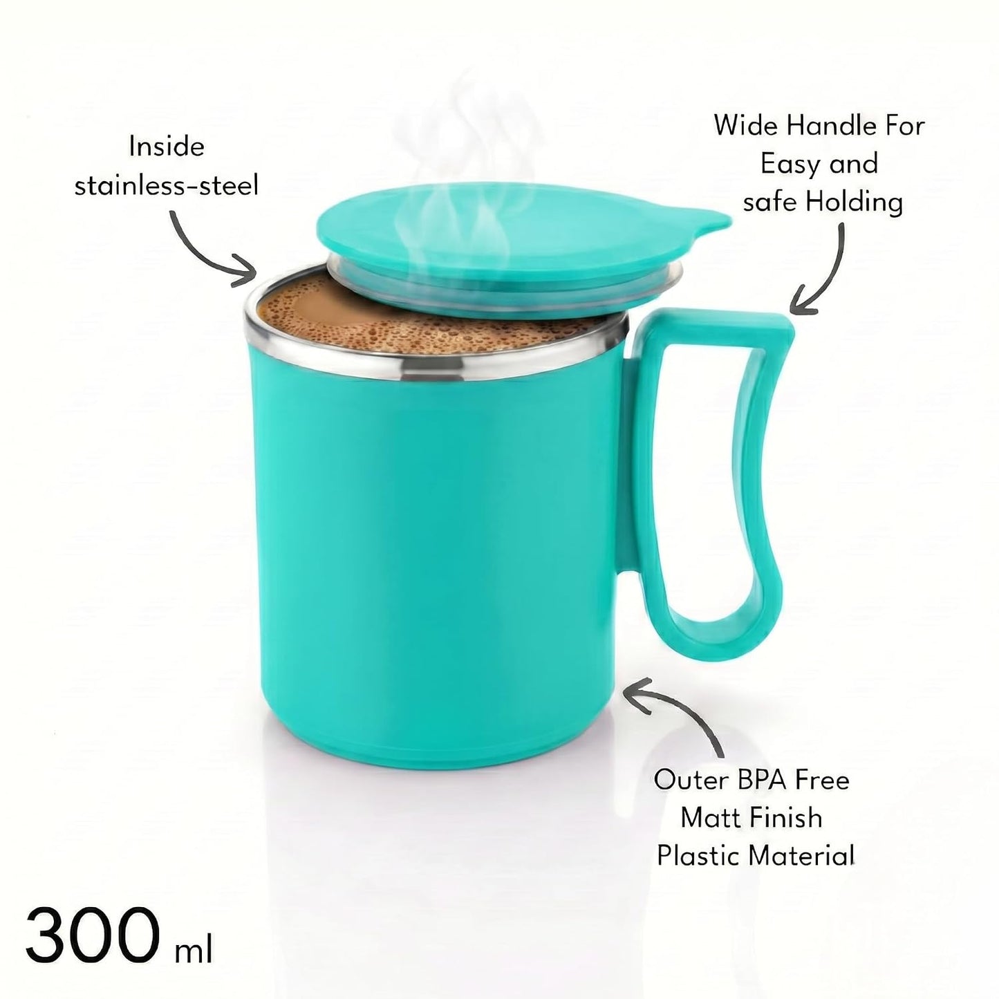 Travel Coffee Mug 300ml Assorted Color