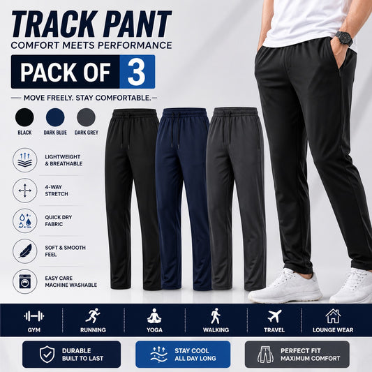 Track Pant Black_Navy Blue_Dark grey Pack Of 3