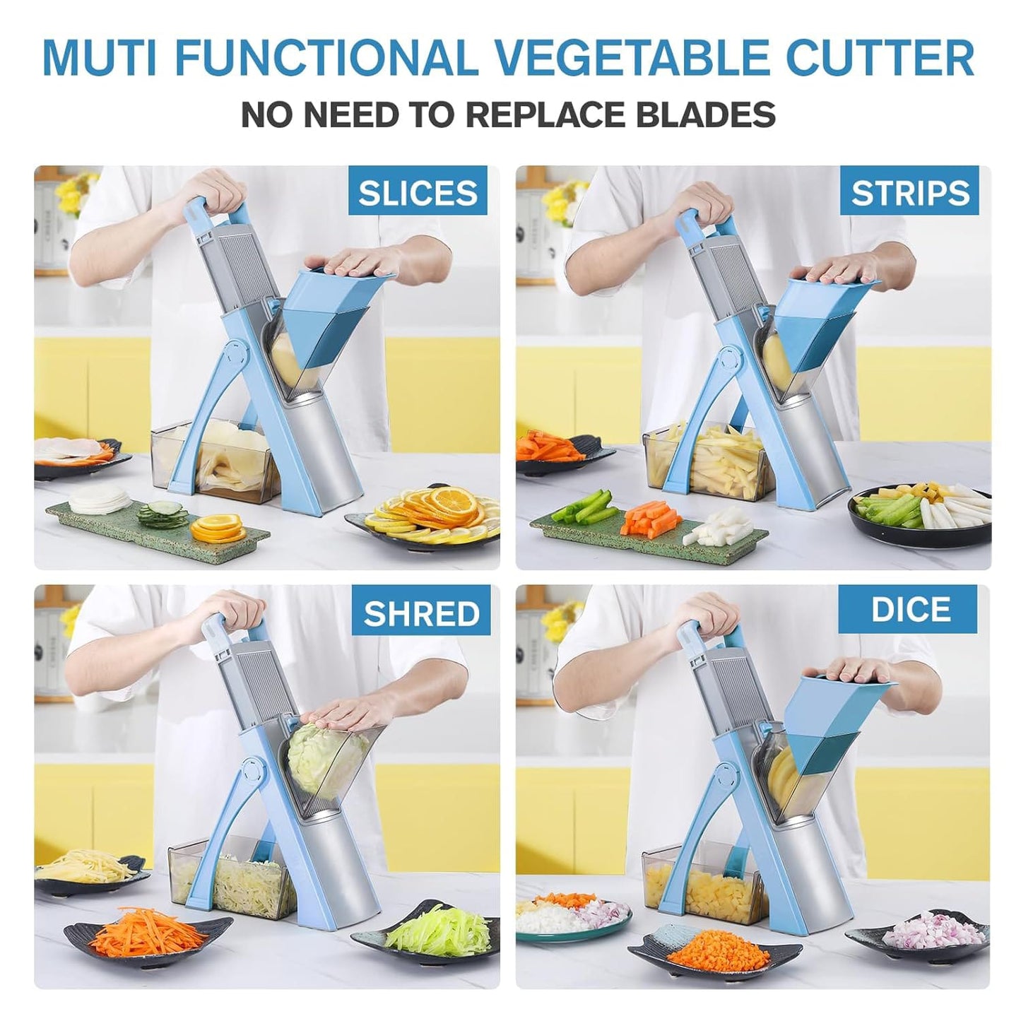NEW Vegetable Chopper Slicer for Kitchen(random color)