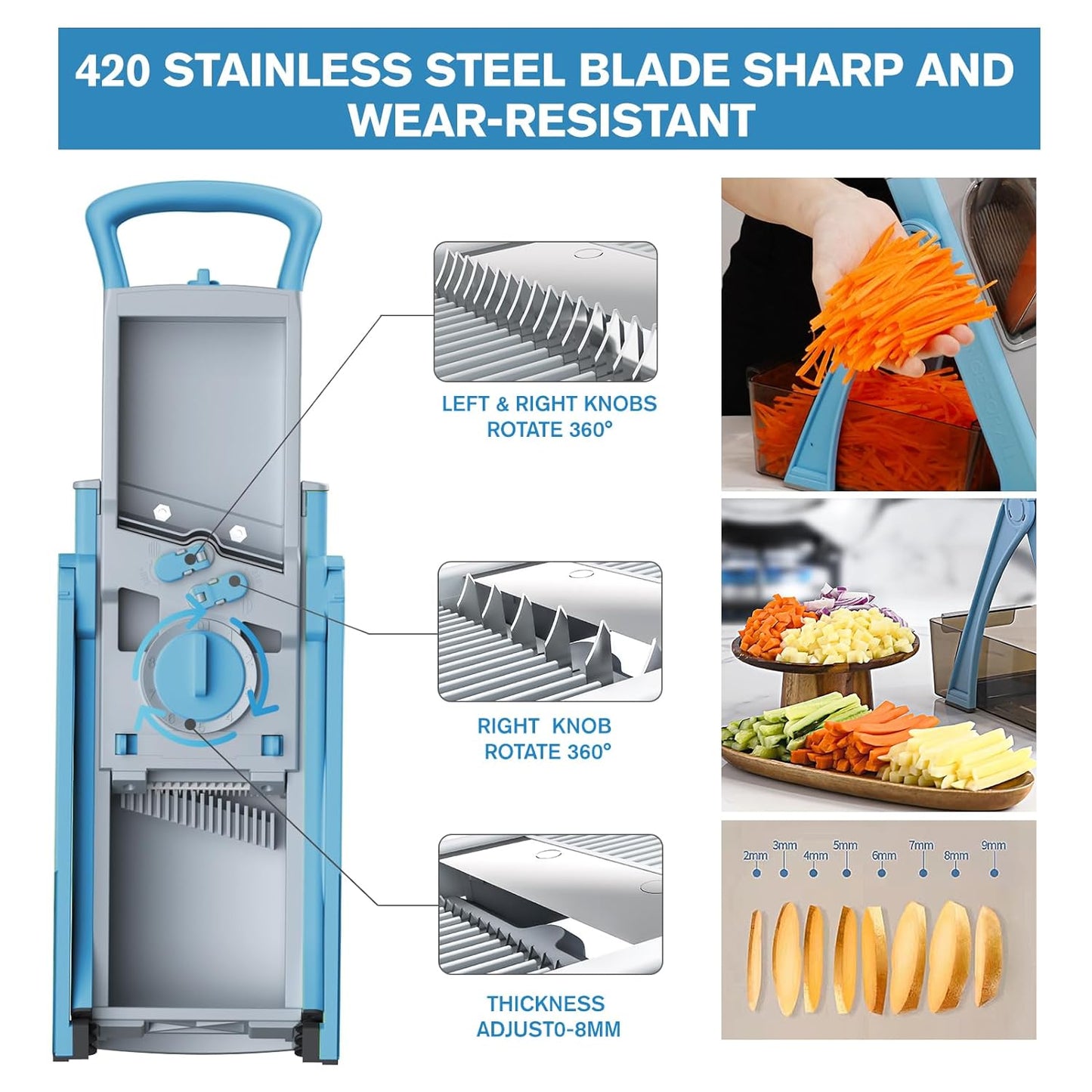 NEW Vegetable Chopper Slicer for Kitchen(random color)