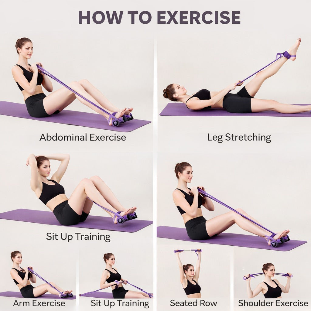 New Yoga Pedal Puller Resistance Band Fitness Equipment